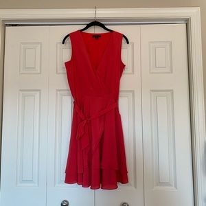 Banana republic red cocktail dress